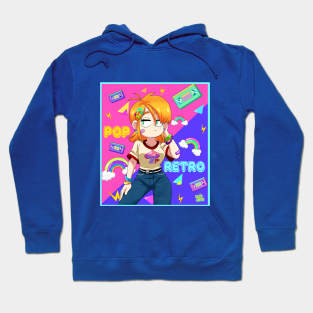 Anime pop girl Hoodie